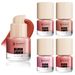 Blush Press Liquid Blush Four Color Lip And Cheek Dual Use Moisturizing Natural Contour Brightening Rouge_voghion.com