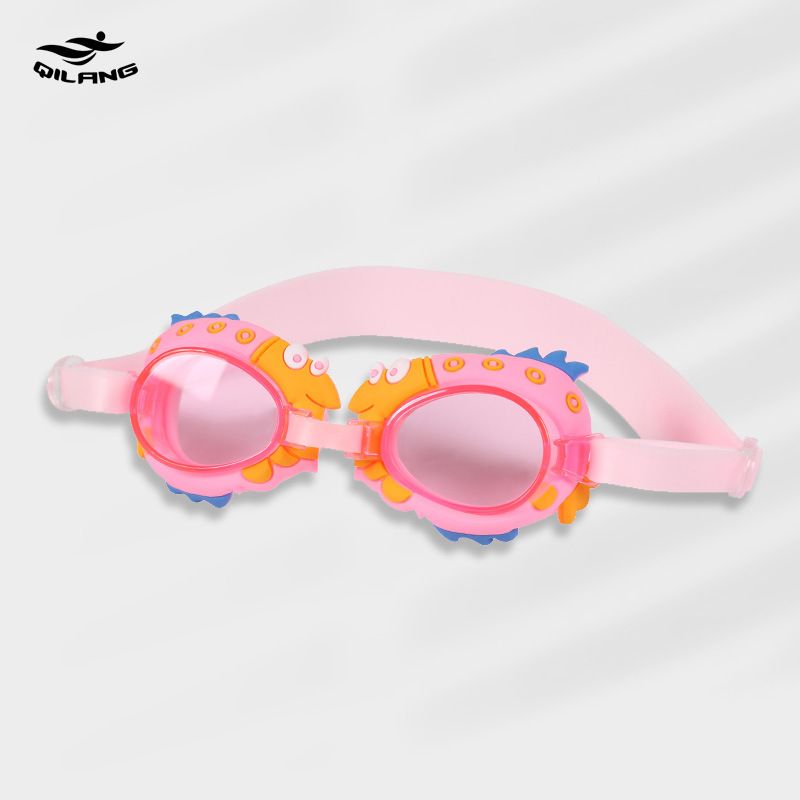 Children's Goggles HD Waterproof Anti-Fog Cartoon Boys Girls Silicone PC Swimming Glasses Boxed_voghion.com
