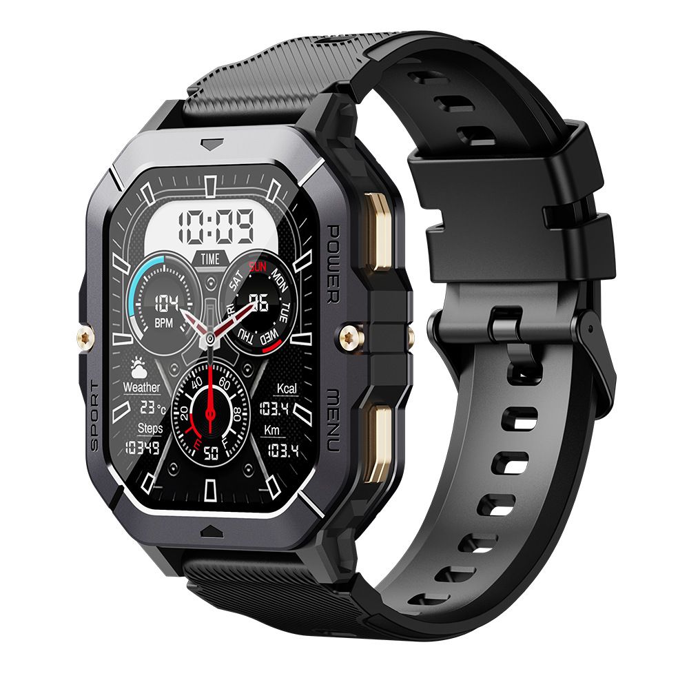 Unisex Smart Watch With Bluetooth Calling & AMOLED Display – Multi-Sport Fitness Tracker, Heart Rate/Blood Oxygen Monitor_voghion.com