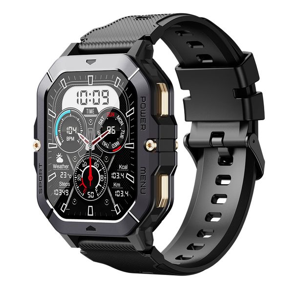 Unisex Smart Watch With Bluetooth Calling & AMOLED Display – Multi-Sport Fitness Tracker, Heart Rate/Blood Oxygen Monitor_voghion.com