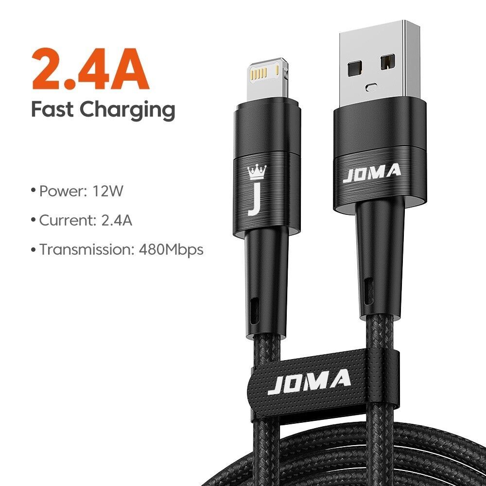 Für iPhone Ladekabel Heavy Duty geflochtene USB-Ladeleitung Daten Sync 1M 2M 3M_voghion.com