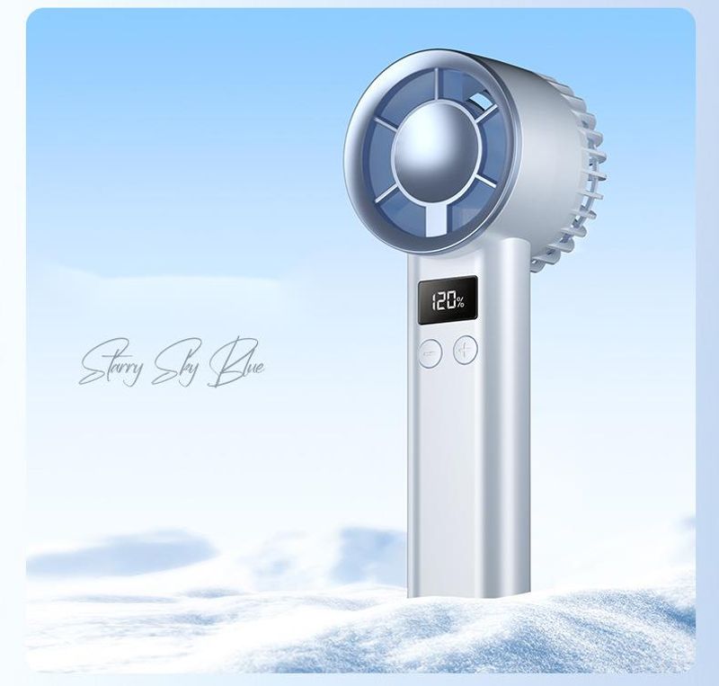 Hohe Windkraft Ultra-leiser Haushaltszirkulation Elektrischer kleiner Büro-Desktop-Ventilator zum Aufhängen_voghion.com