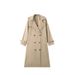 Herbstmode Vielseitig B Marke Alternative Britischer Stil Schlicht Elegant Slim Zweireihiger Trenchcoat_voghion.com