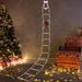 Cross-Border New Bell Santa Claus LED Ladder Christmas Tree Holiday Decoration Outdoor Waterproof Atmosphere Light_voghion.com
