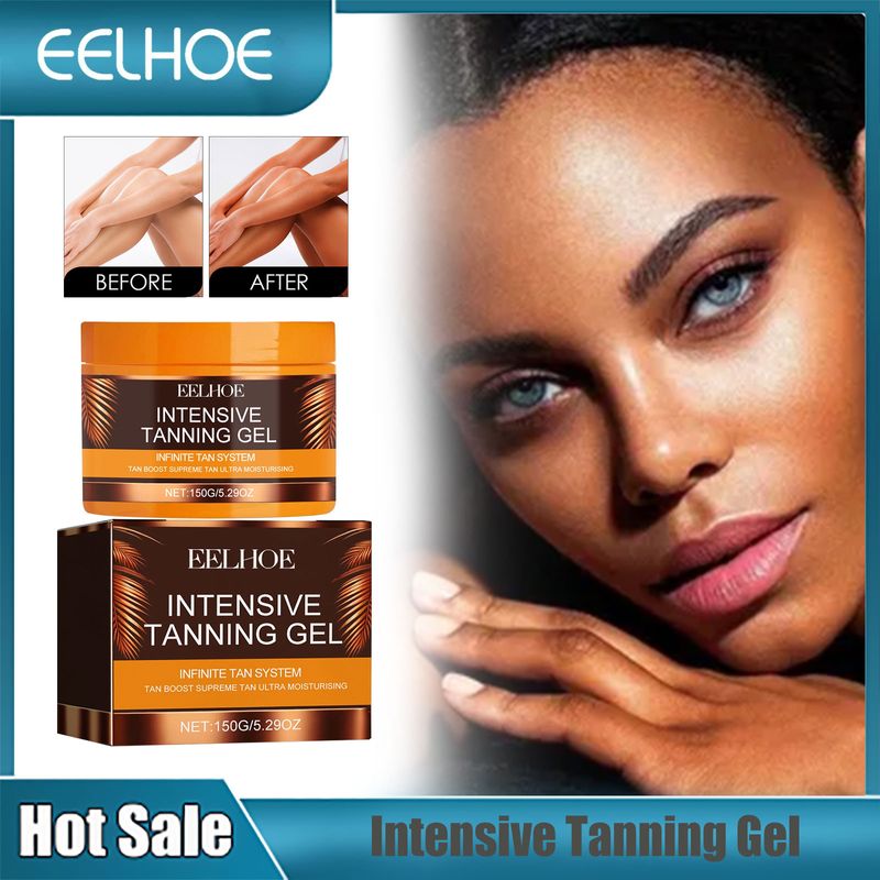 Intensive Tanning Gel Body Face Bronzer Sun Tan Booster Oil Effective Sunbed Tanning Accelerator Body Self Tanning Cream_voghion.com