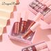 4-Piece Pink Lip Gloss Set - Sparkling Lip Glaze Makeup Kit For Plump, Luscious Lips_voghion.com