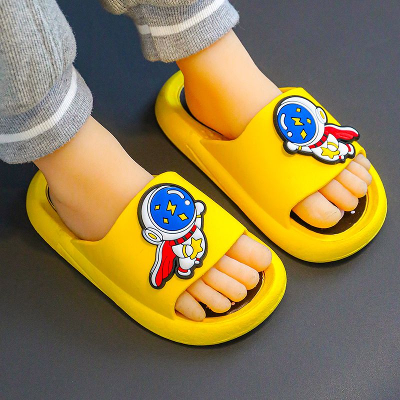 Astronaut Interior Home Bath Soft Bottom Children Slippers_voghion.com
