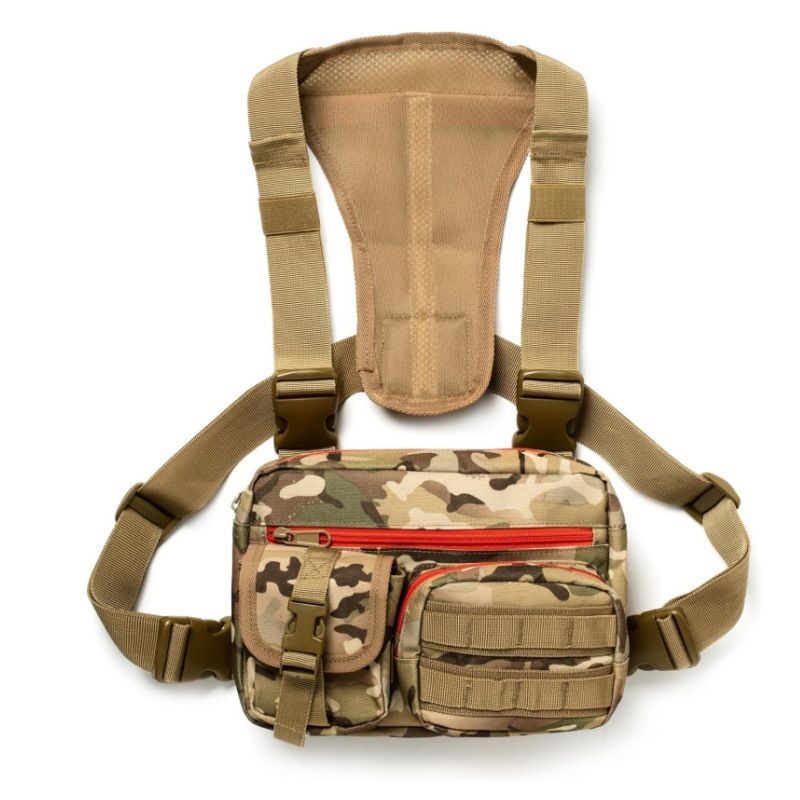 Cinghia tattica da uomo e da donna - Borsa da petto EDC multifunzionale, adatta per caccia, pesca, escursionismo e altro ancora_voghion.com
