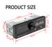 SWM-80A Bluetooth Bilradio Bilstereo Radio FM Aux-inngang Mottaker SD USB 12V Innebygd i dashbordet 1 din Bil MP3 Multimediaspiller_voghion.com