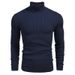 Men's Knitted Sweater Turtleneck Autumn And Winter Long Sleeve Pullover_voghion.com