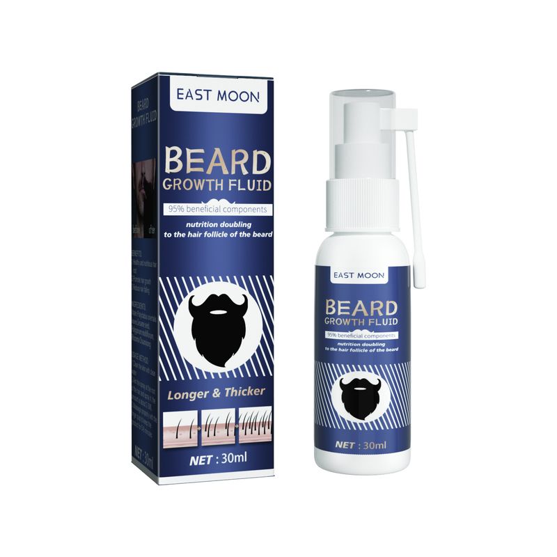 East Moon Moisturizes thickens beard growth for men. Beard Growth Care and Maintenance Liquid_voghion.com