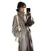 Abbigliamento da donna Sherlock Genius Girlfriend High Intelligence Retro Colletto alto Trench Semplice Neutro Pendolarismo Elegante Niche Cappotto_voghion.com