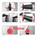 Miaoou Telescopic Folding Portable Adjustable Durable Round Stool Outdoor Travel Fishing High-speed Rail Footrest_voghion.com