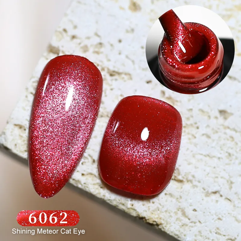 Arte Clavo 10ml Reflective Cat Magnetic Gel Nail Polish Glitter Vernis Semi Permanent Soak Off Magnetic UV Gel Nail Art Gel_voghion.com