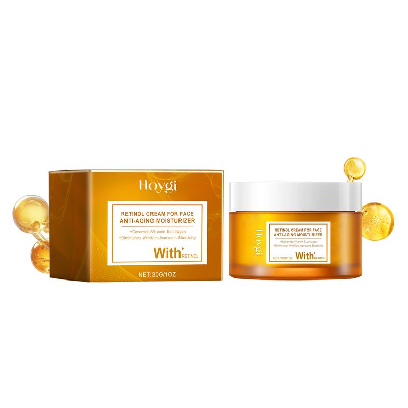 Retinol Facial Moisturizer, Hydrating Moisturizing Moisturizing Repair Facial Skin Nourishing Skin Care Cream_voghion.com