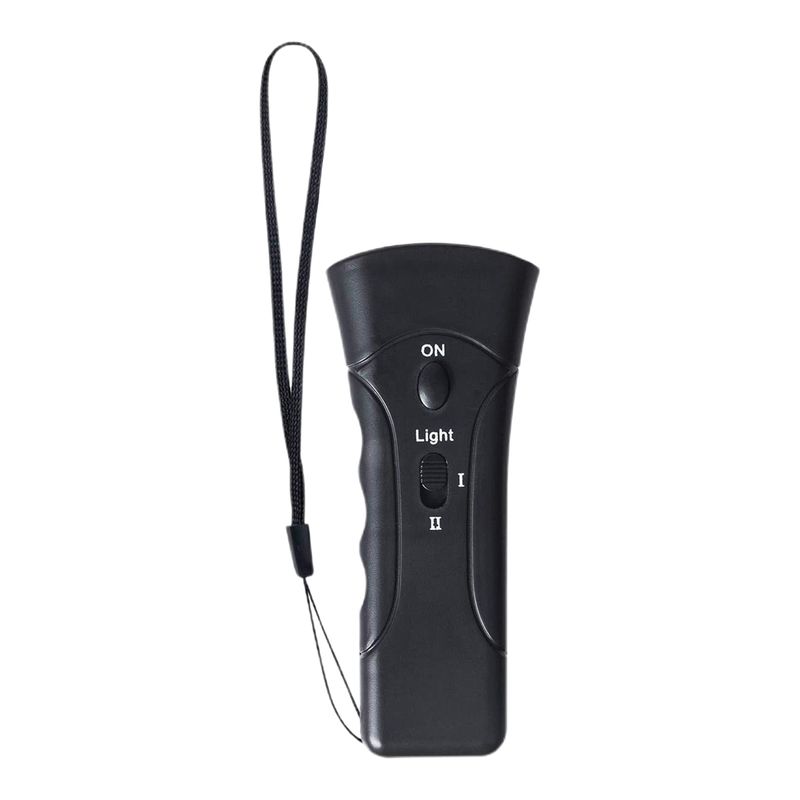 Guangying Ultrasonic Dog Repeller Powerful Frequency Super Bright LED Black Double-head Control ABS Anti-Barking Pet Dog Repeller For Puppy_voghion.com