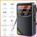 Radio tascabile FM AM SW con ricezione ottimale, tutte le bande, a batteria, con ricerca automatica e schermo HD per anziani_voghion.com