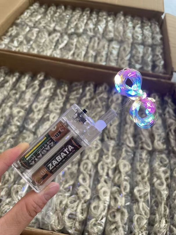 Luci a LED a forma di sfera di bolle – 3 modalità (luce fissa/lampeggio lento/lampeggio veloce), filo di rame flessibile, alimentate a batteria, luci decorative_voghion.com