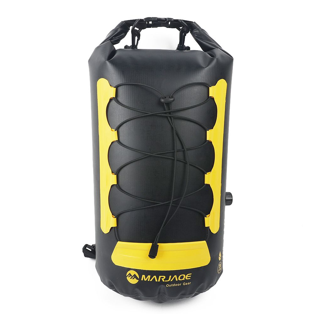 20L Outdoor Storage Backpack Dry Wet Separation Roll Top Closure Sack Waterproof Leakproof For Kayaking Rafting Boating_voghion.com