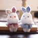 Small Bunny Plush Adorable Toy Cute Rabbit Doll Bag Chareychain Accessory Fluffy Soft_voghion.com