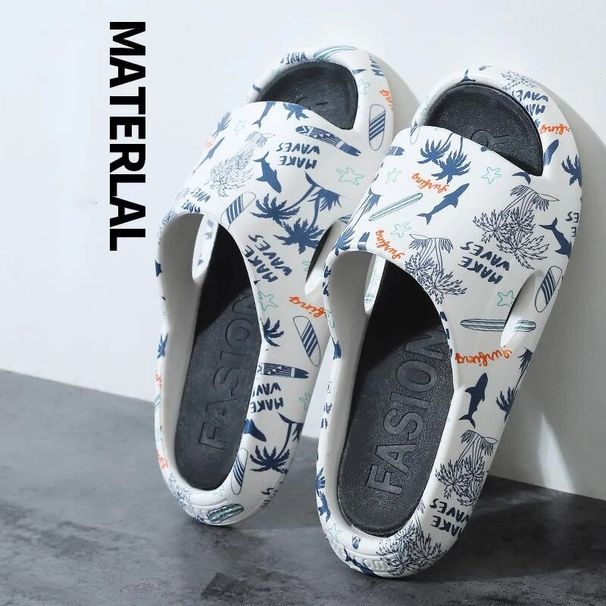 Men's Slippers Flip-Flops Beach Synthetic Quick Drying_voghion.com