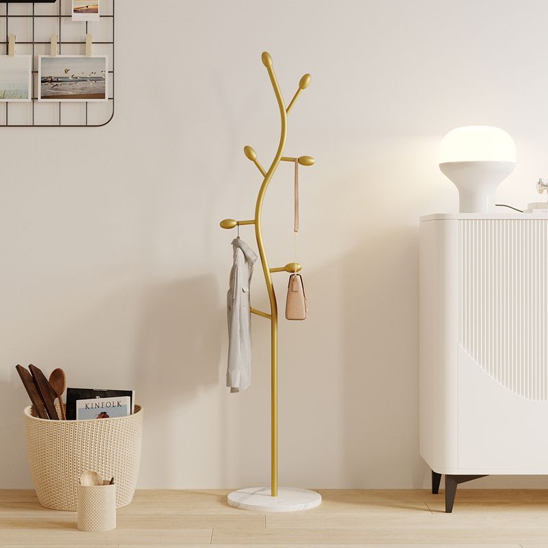 Bodenstehender platzsparender Kleiderbügel für Schlafzimmer, moderne, einfache Kleidung für den Innenbereich im Wohnzimmer_voghion.com