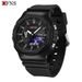 Sportliche Digital-Analog-Armbanduhr für Herren mit LED-Hintergrundbeleuchtung, 5 Alarmen, Stoppuhr, 50 m wasserdicht, Weltzeitanzeige für Jugendliche und Erwachsene, leuchtende elektronische Uhr_voghion.com