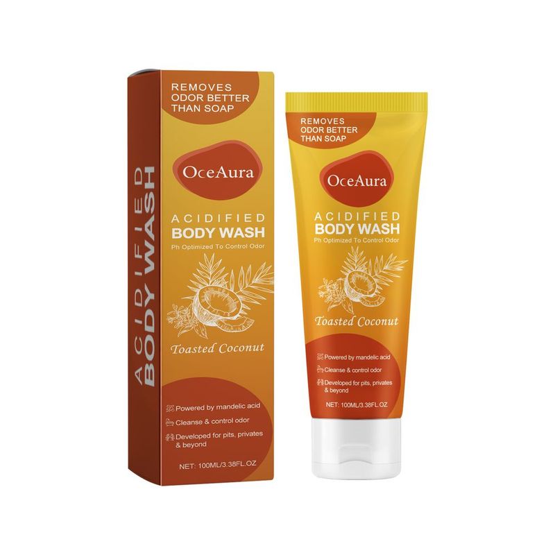 OceAura Acidified Body Wash, Deep Cleansing And Long-Lasting Moisturizing Shower Gel For Body And Skin_voghion.com