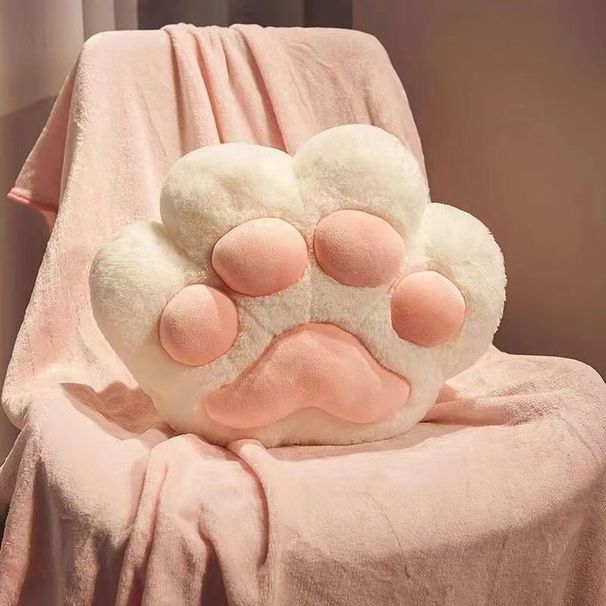 Cat Paw Hand Warmer Quilt Dual-use Office Blanket 2-in-1 Nap Pillow Car_voghion.com