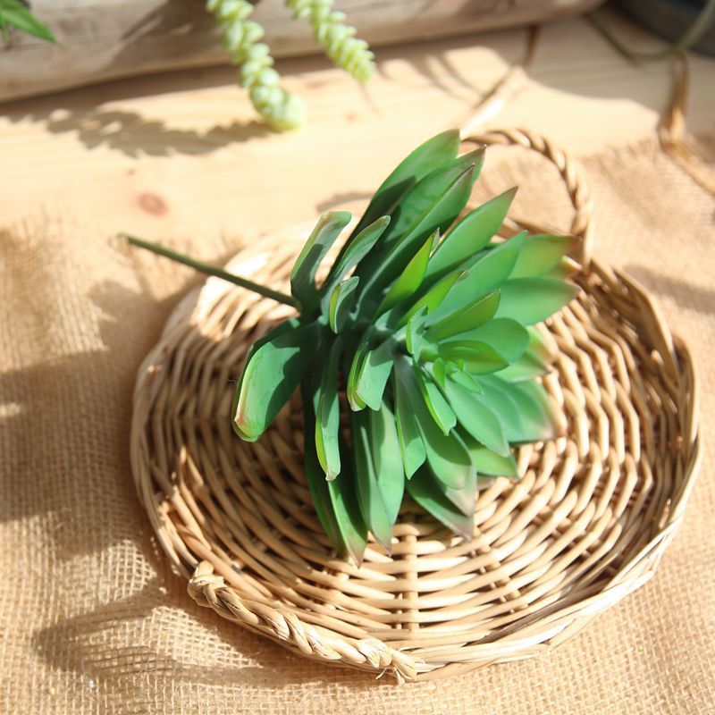 Succulent plant hibiscus lotus wall artificial flower manufacturer home decoration wedding plant wall artificial flower MW17698_voghion.com