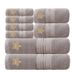 Towel Set Household Pure Cotton Bath Face Wash Absorbent Towel Bath Towel Square Towel Multi Piece Set Embroidery_voghion.com