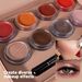 Set di trucco: 8 ombretti in mousse, blush, opaco, fine, facile da colorare, trucco a lunga durata e anti-sbavatura._voghion.com