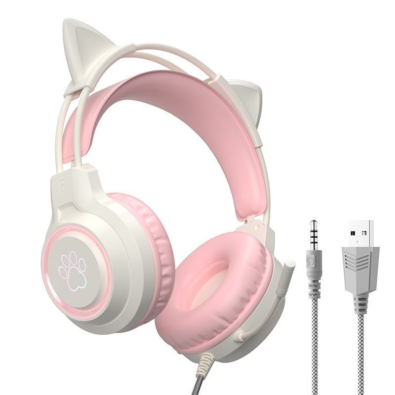 Le Wenji Headphones Over-Ear Wired Noise Cancelling With Microphone For Computer Laptop Gaming Esports 3.5mm Jack_voghion.com