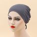 Modal Mercerized Cotton Elastic Base Cap Headscarf Chemotherapy Cap Simple Win Hat_voghion.com