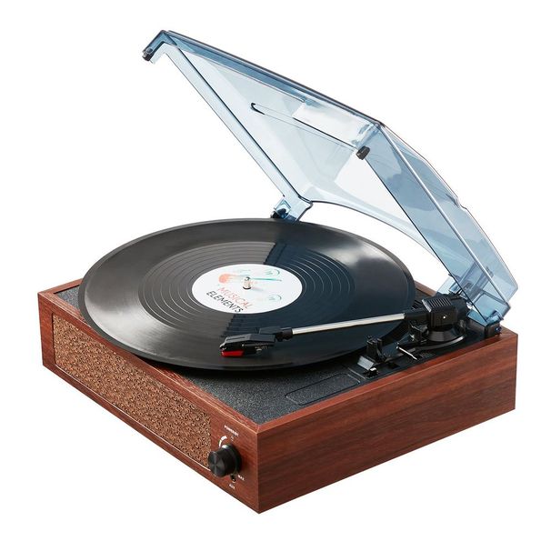 Vinyl Record Player, 3-Speed, Belt Driven Turntable Player With Built-in 10W Stereo Speakers Magnetic Cartridge, Support 33/45/78 RPM Bluetooth Aux_voghion.com