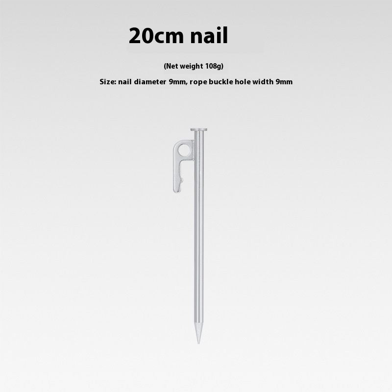 Namiot zewnętrzny 20/30/40cm baldachim ziemia plaża śnieg stal kemping gwóźdź_voghion.com