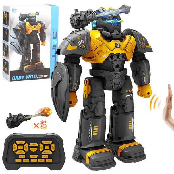 JBeeCtrl RC Kids Age 5 7 Gesture Sensing Smart Robot With Talking, Singing, Dancing, Interactive Touch Sensor Boys Toys_voghion.com