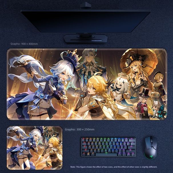 Original God Of Water Fu Ningna Mouse Oversized Office Desk Secondary Computer Keyboard Learning Writing Pad_voghion.com