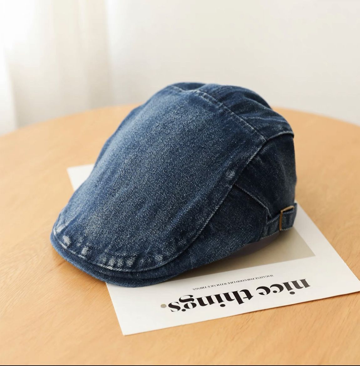 Japanese cowboy beret men and women adjustable head circumference forward cap fashion cap female British retro hat_voghion.com