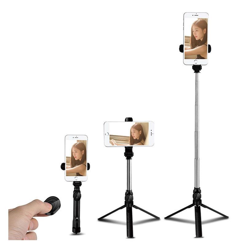 Stativ Selfiestang Mobiltelefon Forskønnelse Projektør Live Desktop Stand Bluetooth-kompatibel Selfiestang Stativ_voghion.com
