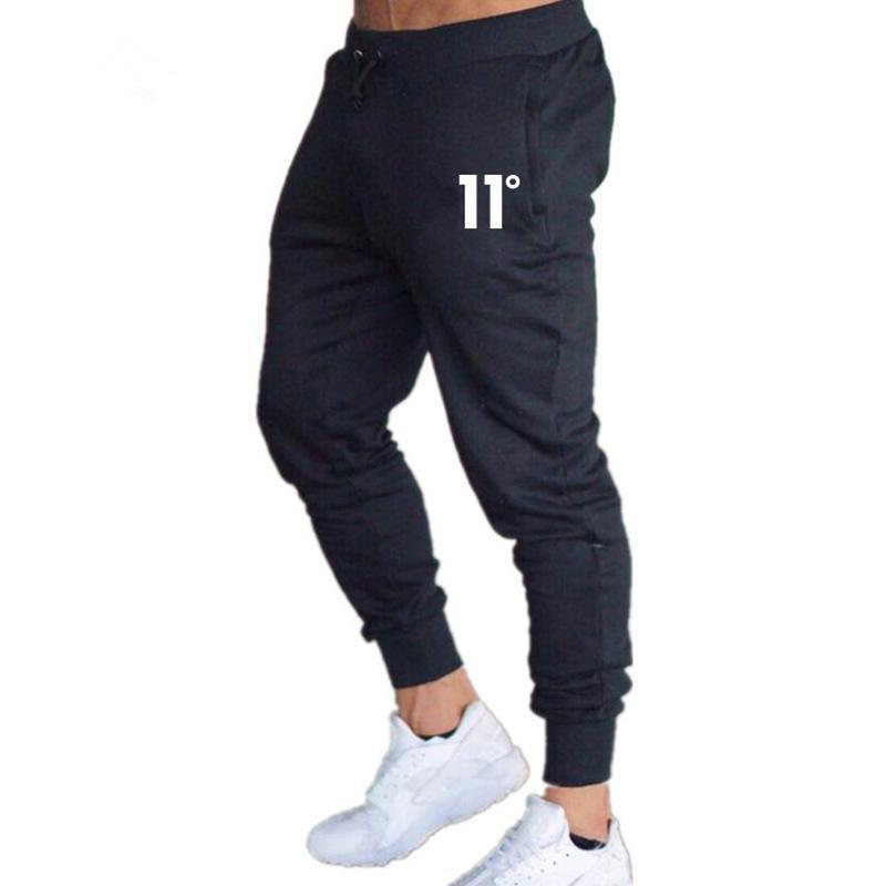 Herren-Jogginghose, Multi-Pocket-Design, neue reine Sport-beiläufige, schlanke schwarze Hose, Herren-Jogginghose für_voghion.com