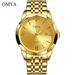 OMYA Erkek Su Geçirmez Kuvars Saat 3ATM Paslanmaz Çelik Takvim Spor Saat En Çok Satan_voghion.com