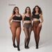 Plus Size Sheer Thermal Tights – Fleece-gevoerde semi-transparante legging (zwart/bruin/bruin) – M/L/XL_voghion.com
