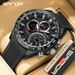 Digital Watch With Analog Display Waterproof Sport Watch With Dual Display, Alarm, Stopwatch Week & Date For Casual, Business & Outdoor Activities_voghion.com