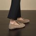 Sheepskin Version ~ Minimalist Slip-On Loafers For Women, Flat Comfortable Commuting , Versatile Round-Toe Leather_voghion.com