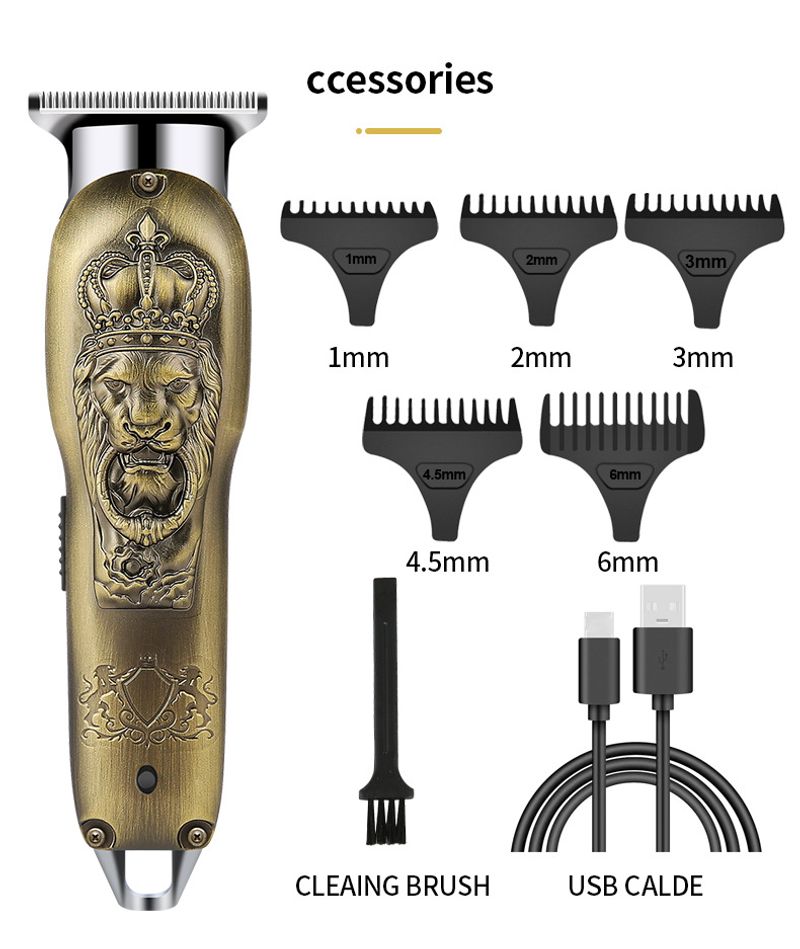 Metall Retro Uelegkapp Hoer Clipper Coiffeursalon Gravur Gradient Elektro Clipper Hoer Clipper Heem Hoer Clipper_voghion.com