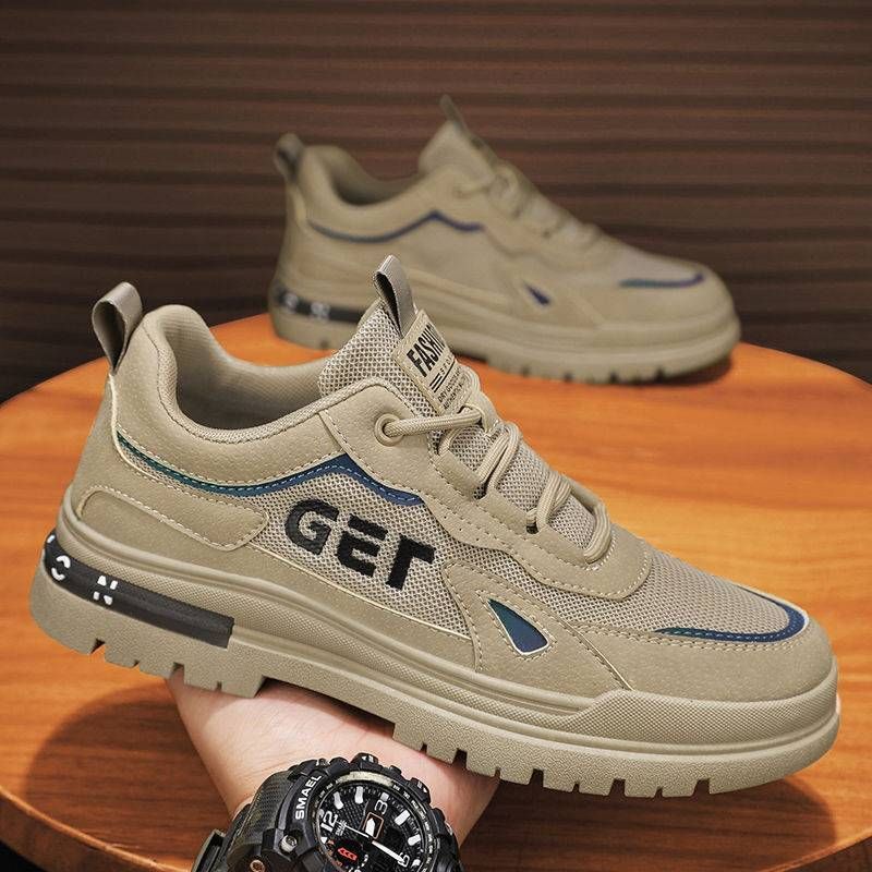 Men's mesh surface breathable men's non-slip work shoes_voghion.com