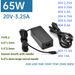 Universelles 45W/65W/90W/95W Laptop-Ladegerät, geeignet für Lenovo – 20V 3,25A Netzteil mit Typ-C/kleinem runden/großen runden/quadratischen Anschluss_voghion.com