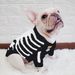 Trendy Brand Halloween Skull Autumn Winter Warm Core-spun Yarn Pullover Cute French Bulldog Pug Pet Sweater Dog Clothes_voghion.com
