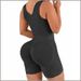 Cross-Border Tummy Control Shapewear One-Piece Bodysuit With Crotch Zipper Three-Row Hook Body Shaper_voghion.com